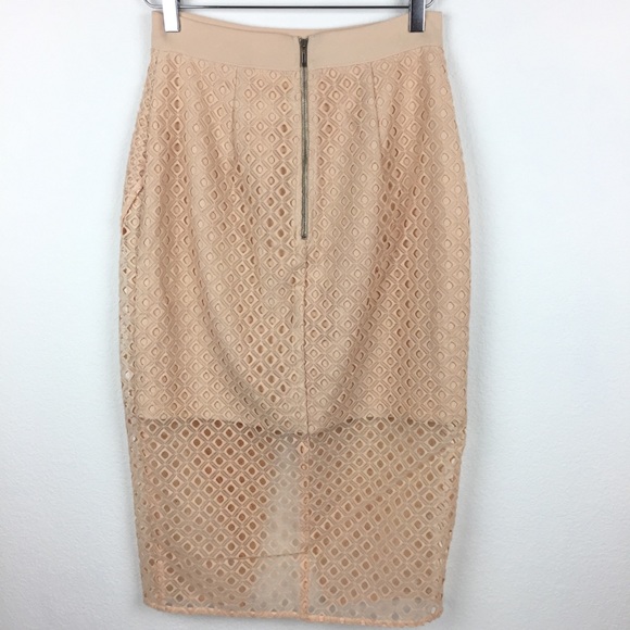 Keepsake Eyelet Knee Length Skirt - Picture 4 of 5